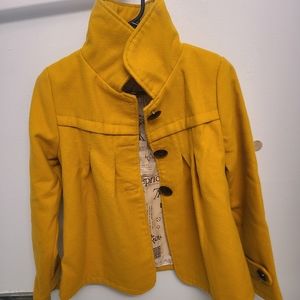 EUC Mustard Yellow Coat